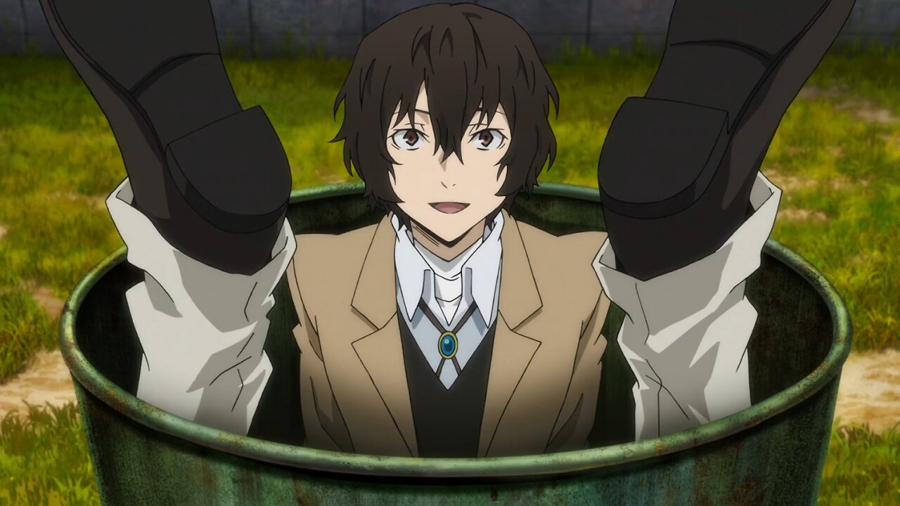 Bungou Stray Dogs - Dazai in a barrel