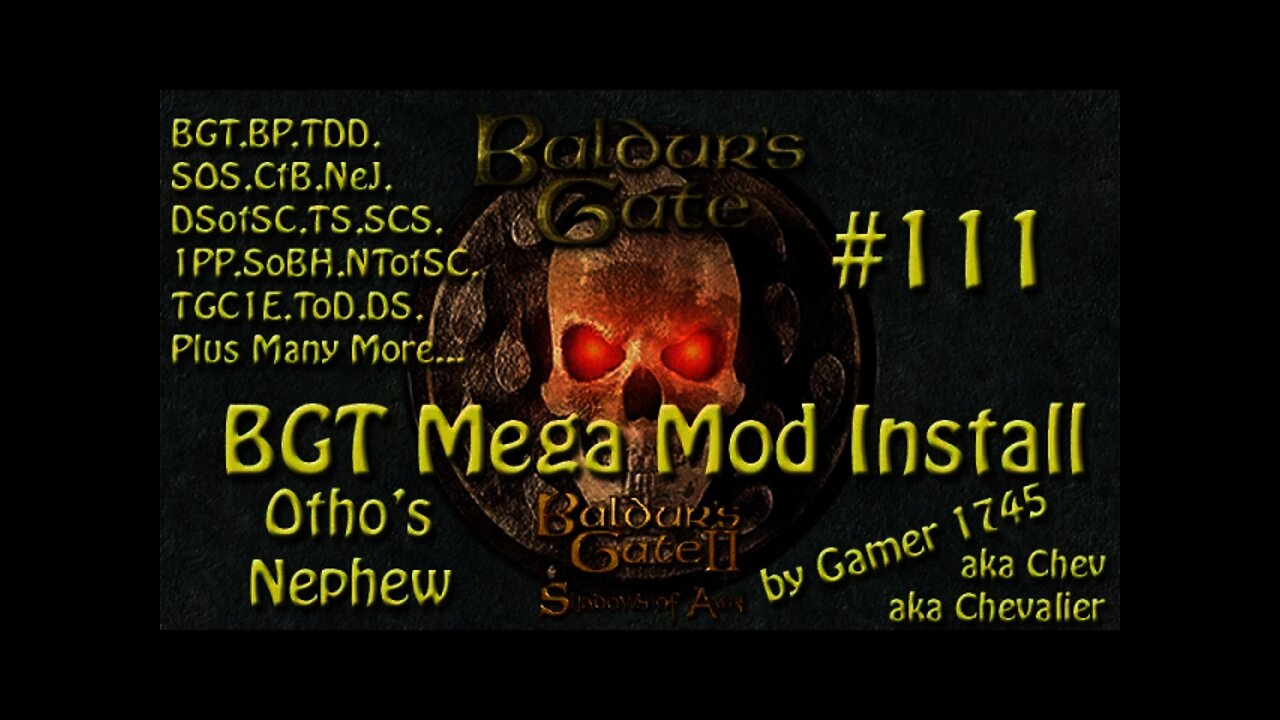 Let's Play Baldur's Gate Trilogy Mega Mod Part 111 - Dark Side
