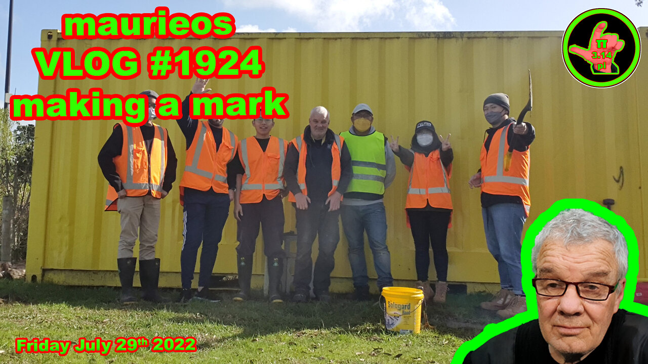 maurieos VLOG #1924 making a mark