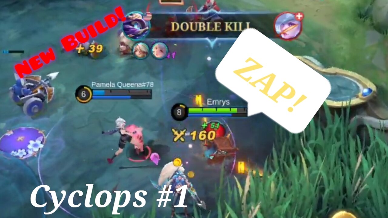 Mobile Legends: Cyclops Gameplay #1- NEW BUILD!