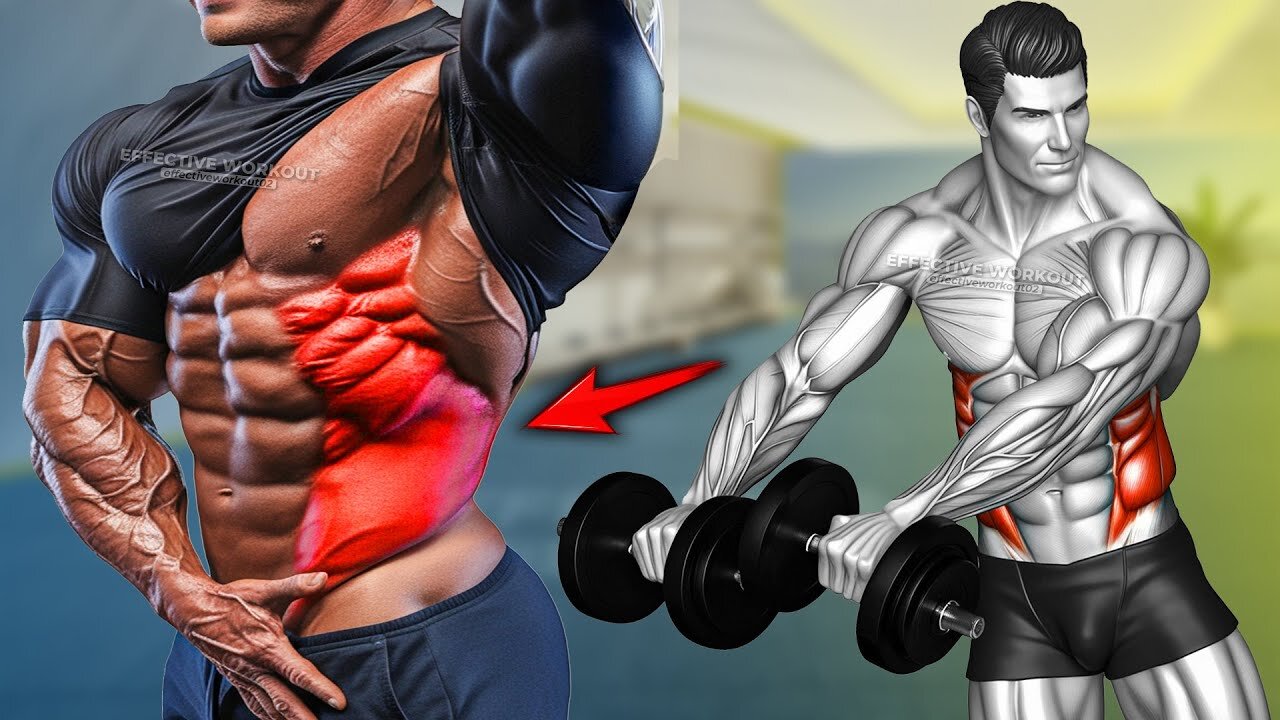 Obliques V-cut Abs Workout (5 Best Exercise)