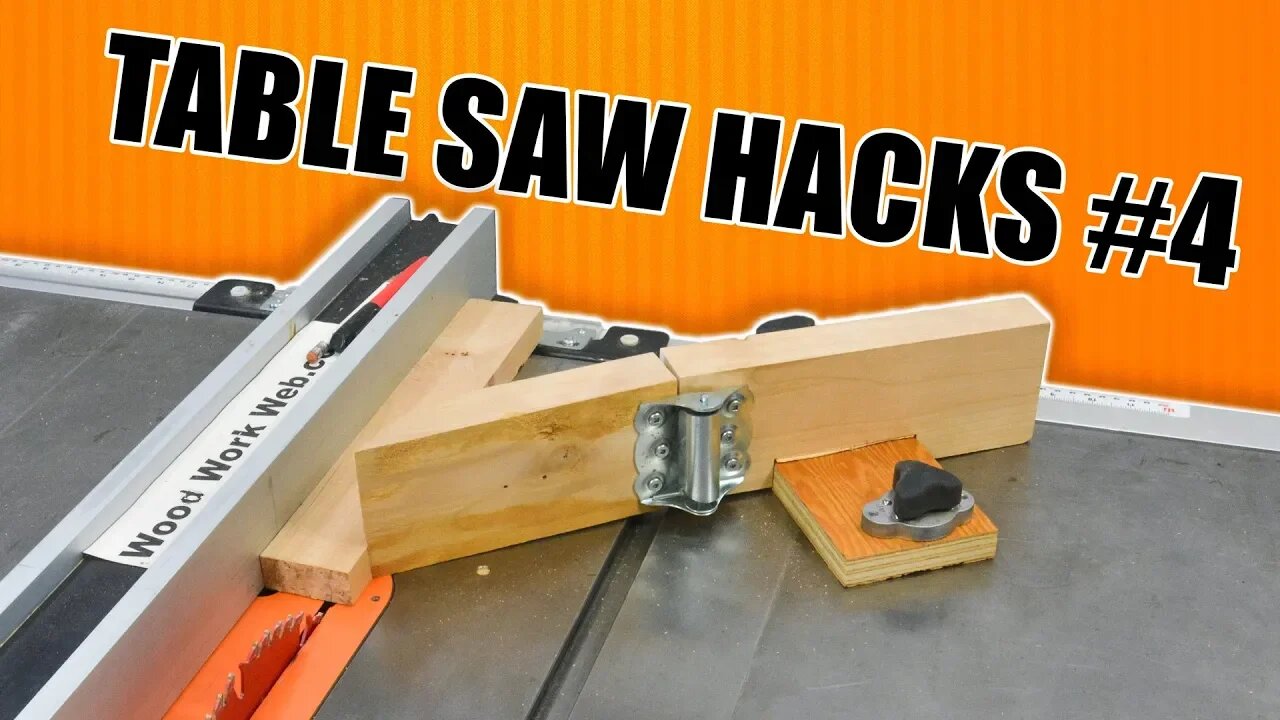 5 Quick Table Saw Tricks Part 4 / Woodworking Hacks