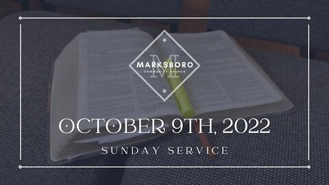 MCC October 9th Service