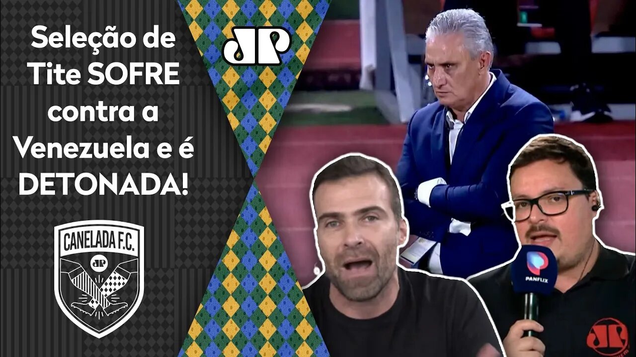 "É DESESPERADOR! A Seleção do Tite é PÉSSIMA, TERRÍVEL!" Brasil é DETONADO após 3 a 1 na Venezuela!