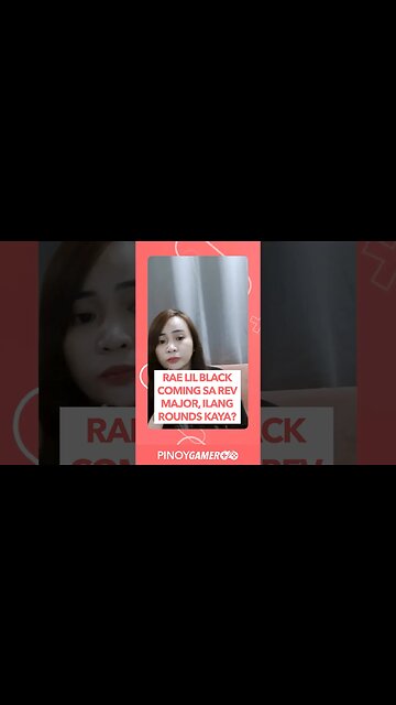 Lil Rae Black Coming on Rev Major #raelilblack #pinoygamerph #podcastphilippines #shorts #shortsph