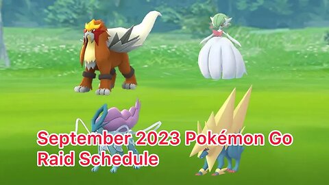 September 2023 Pokémon Go Raid Schedule