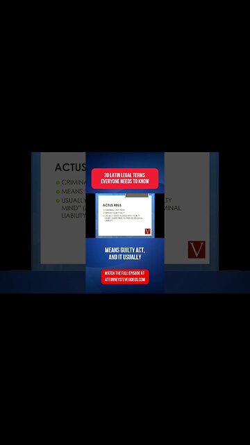 30 Latin Legal Terms Everyone Should Know by Attorney Steve®