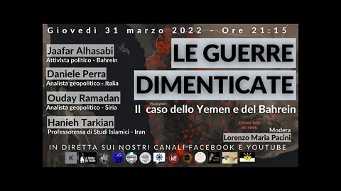 LE GUERRE DIMENTICATE - Il caso dello Yemen e del Bahrein