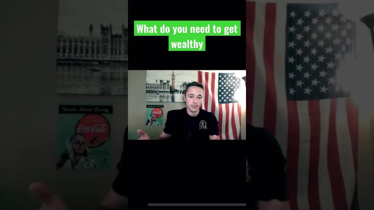 What do you need to get wealthy? #podcast #businessfinance #finance #entrepreneur #wealthmovement ￼