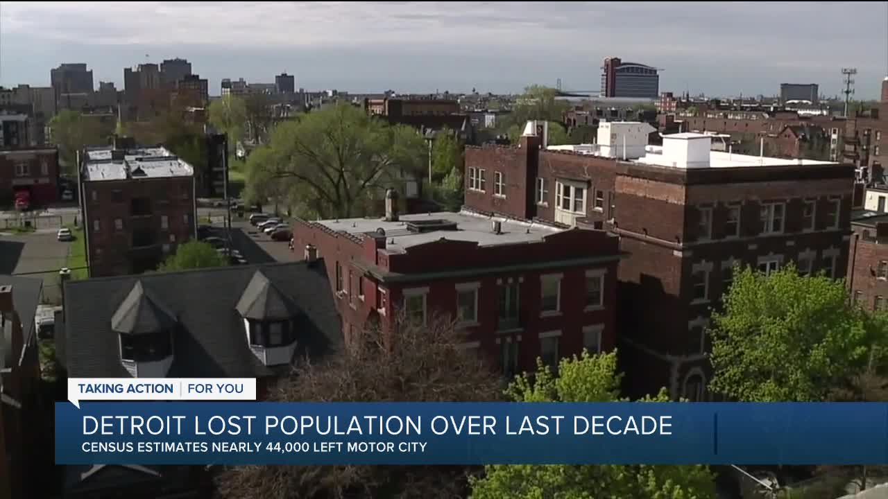 Detroit lost population over last decade