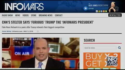 Alex Jones Impersonates Brian Stelter 2