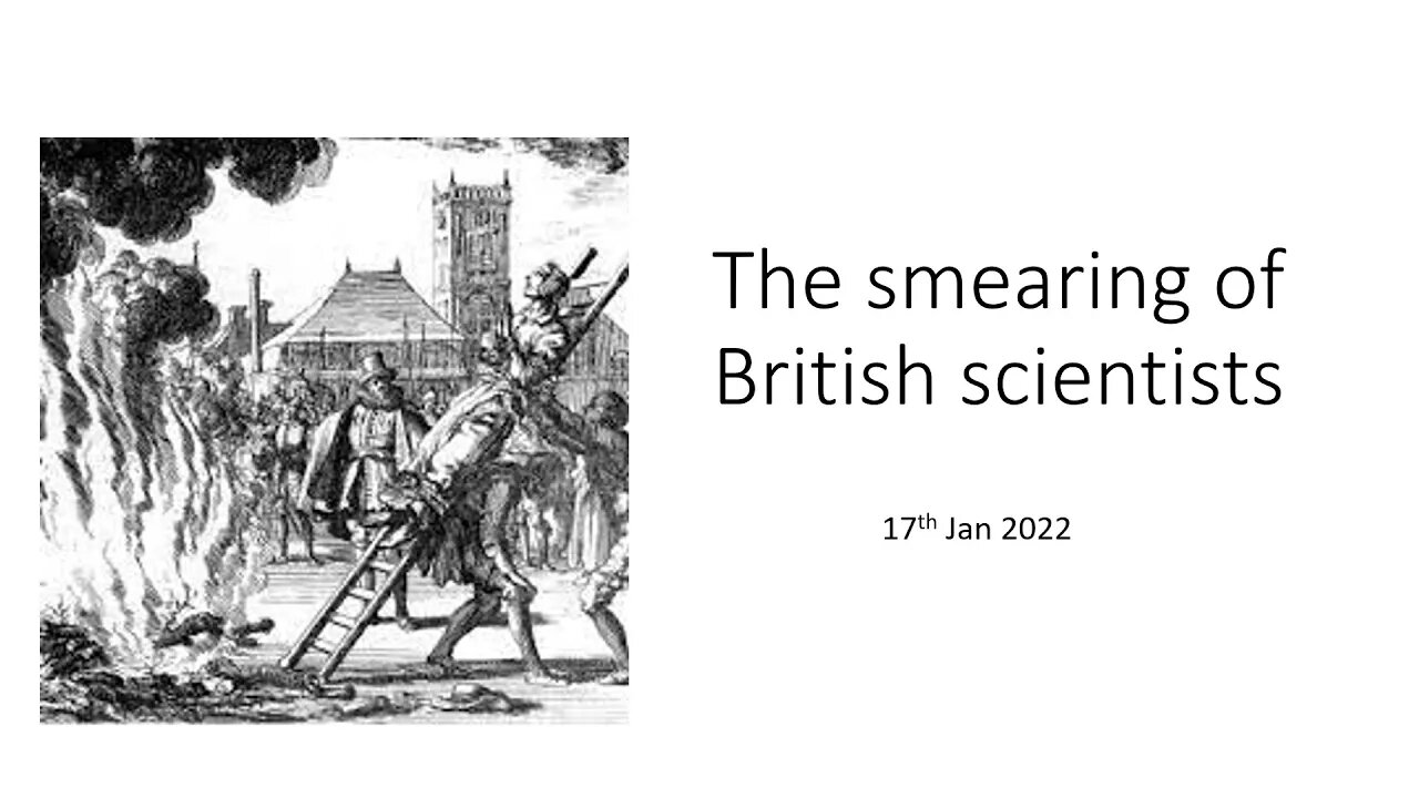 Smearing UK scientists