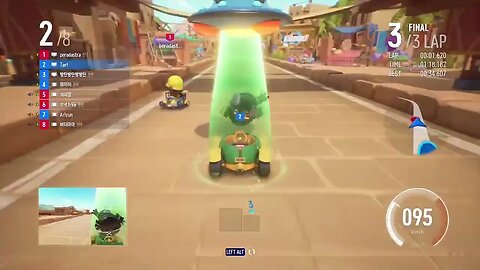 Kart racer test vid