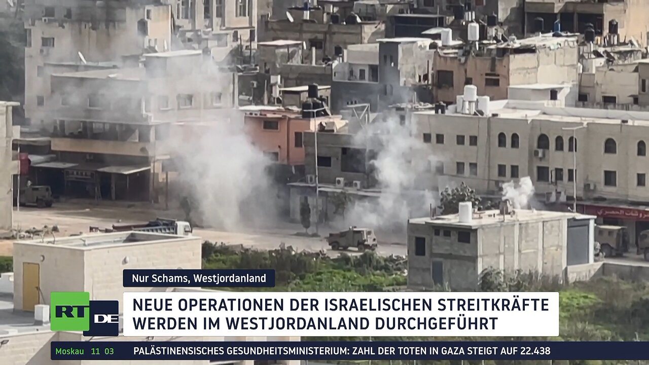 Neue Operationen der israelischen Streitkräfte im Westjordanland