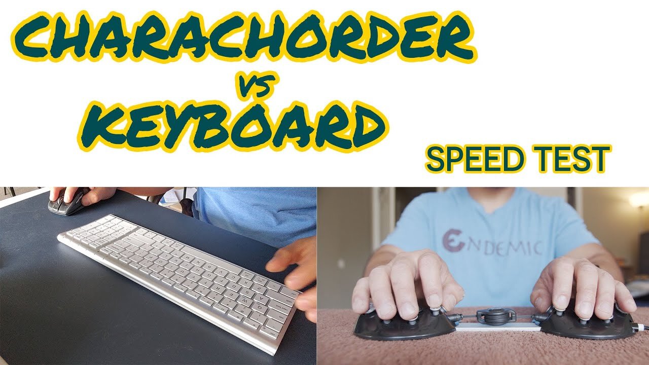 CharaChorder vs Keyboard "Speed Test"