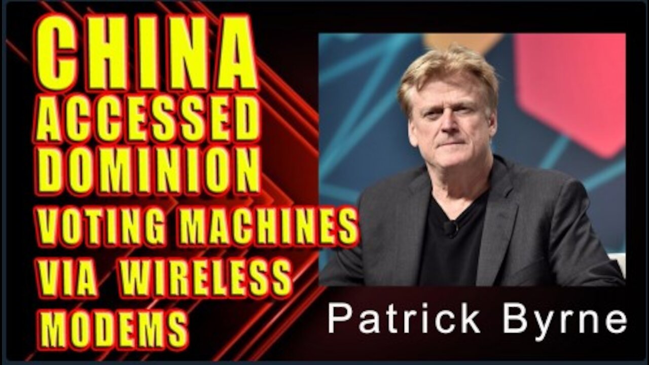 12/24/2020 Patrick Byrne Interview: CCP China Accessed Dominion Via Wireless Modem - The Pete Santilli Show