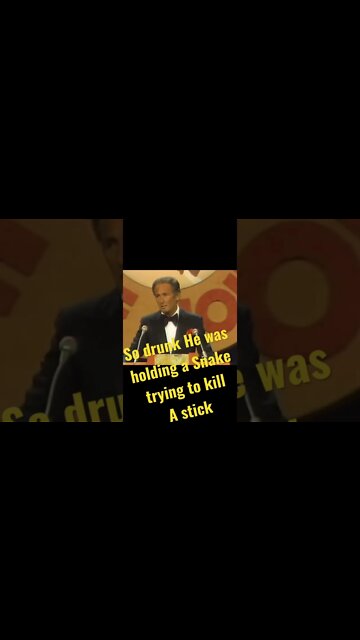 Joey Bishop - so drunk he was holding a snake trying to kill a stick!