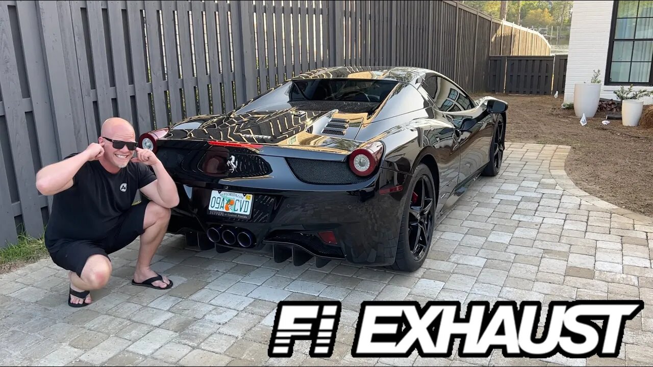 This Ferrari Exhaust Is Almost Too Loud..