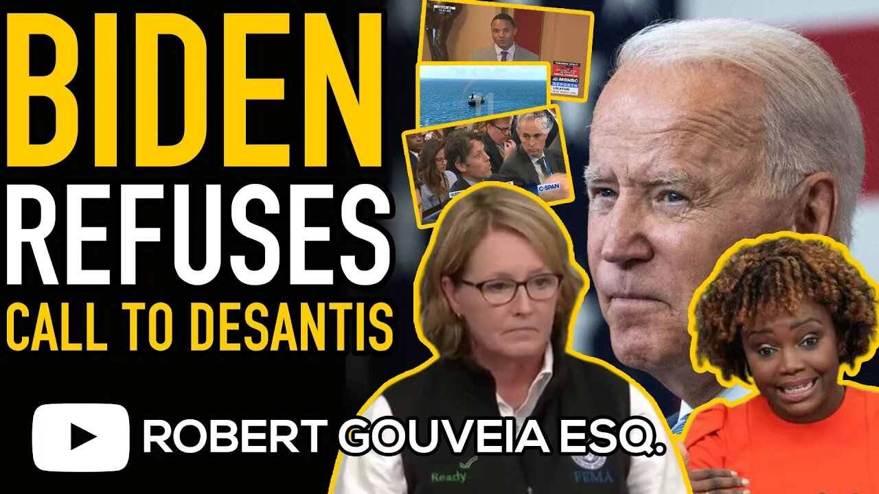 Biden REFUSES to Call DeSantis on HURRICANE IAN and Puerto Rico PLEADS for FUEL