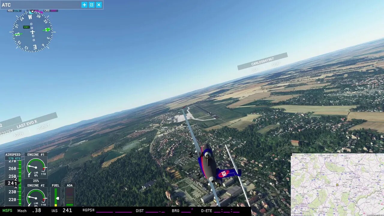 Virtual Flight Simulator Tour of Ukraine