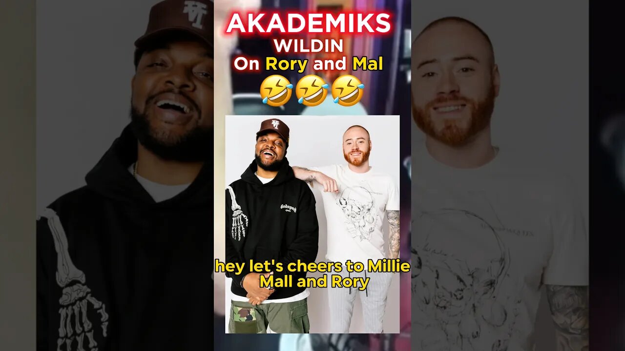 Akademiks GOES OFF on Rory and Mal 🤣🤣💀#akademiks#rory#mal#joebudden