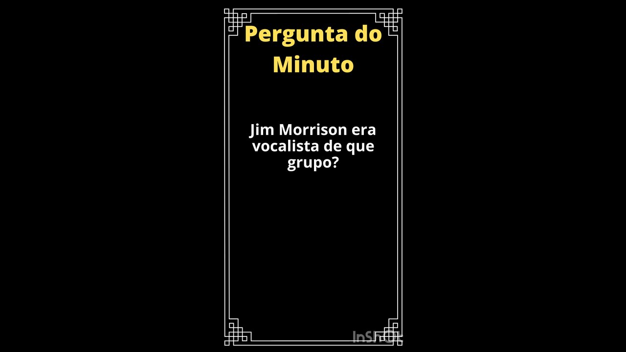 Jim Morrison era vocalista de que grupo?