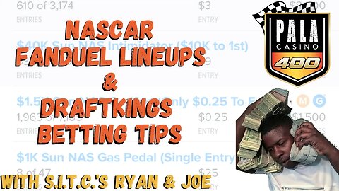 WIN BIG MONEY | Auto Club 400 Betting Tips & Tricks | Fanduel Nascar Lineup #nascar #betting