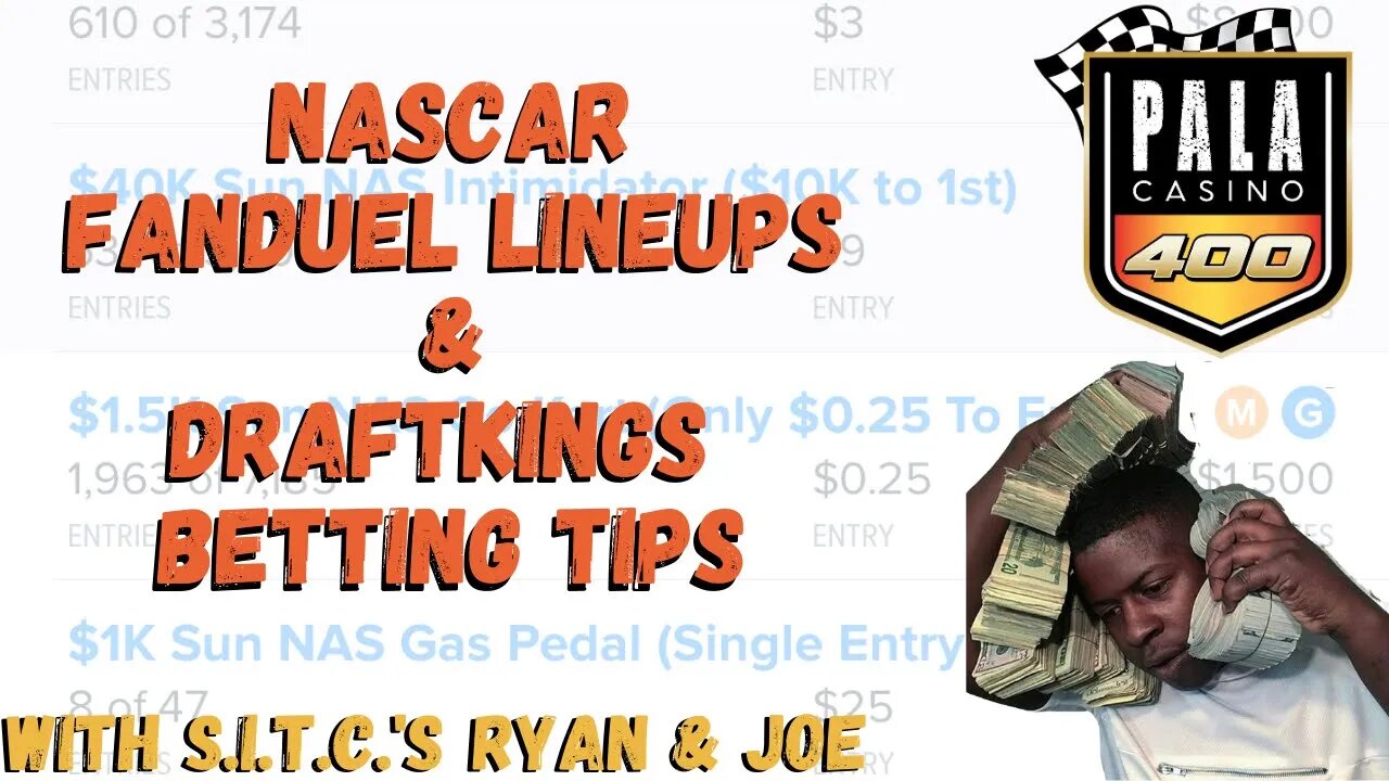 WIN BIG MONEY | Auto Club 400 Betting Tips & Tricks | Fanduel Nascar Lineup #nascar #betting