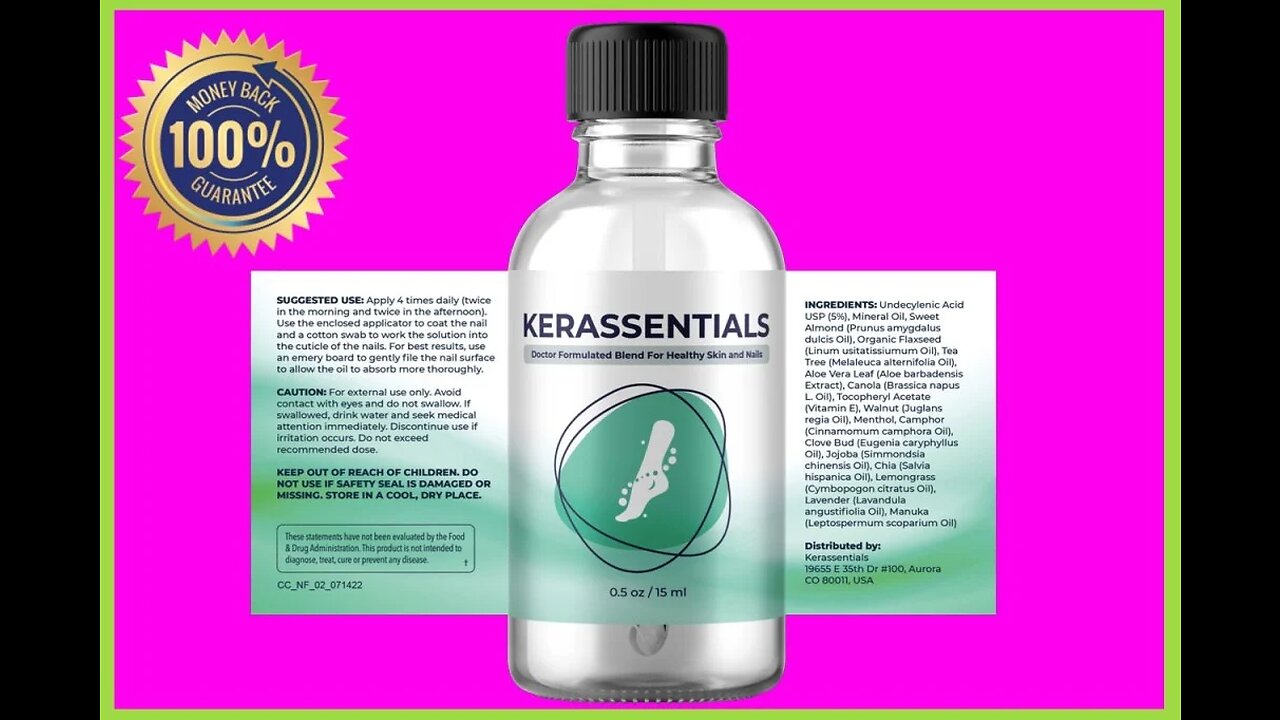Kerassentials Reviews: Toenail Fungus Treatment Oil: Does It Really Work?