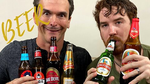 Americans try Indian Beers!!