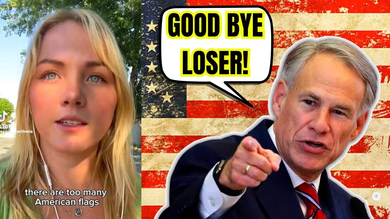 PATRIOTIC AMERICANS DESTROY Woke Australian TIK TOKER with HURT FEELINGS over American Flags!