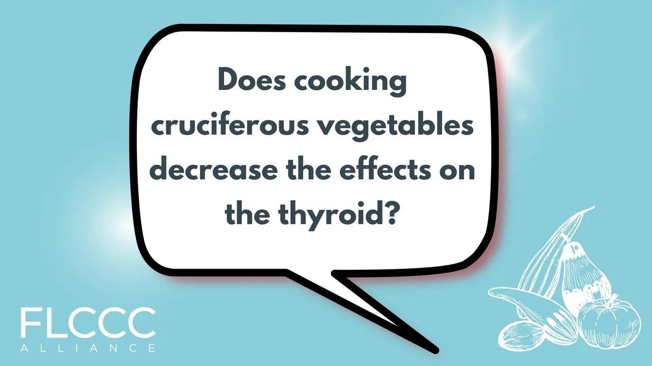 Does cooking cruciferous vegetables decrease the effects on the thyroid?