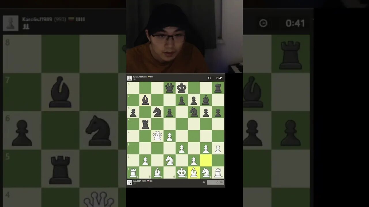 Time pressure in chess 😬 #shorts #streamer #gaming
