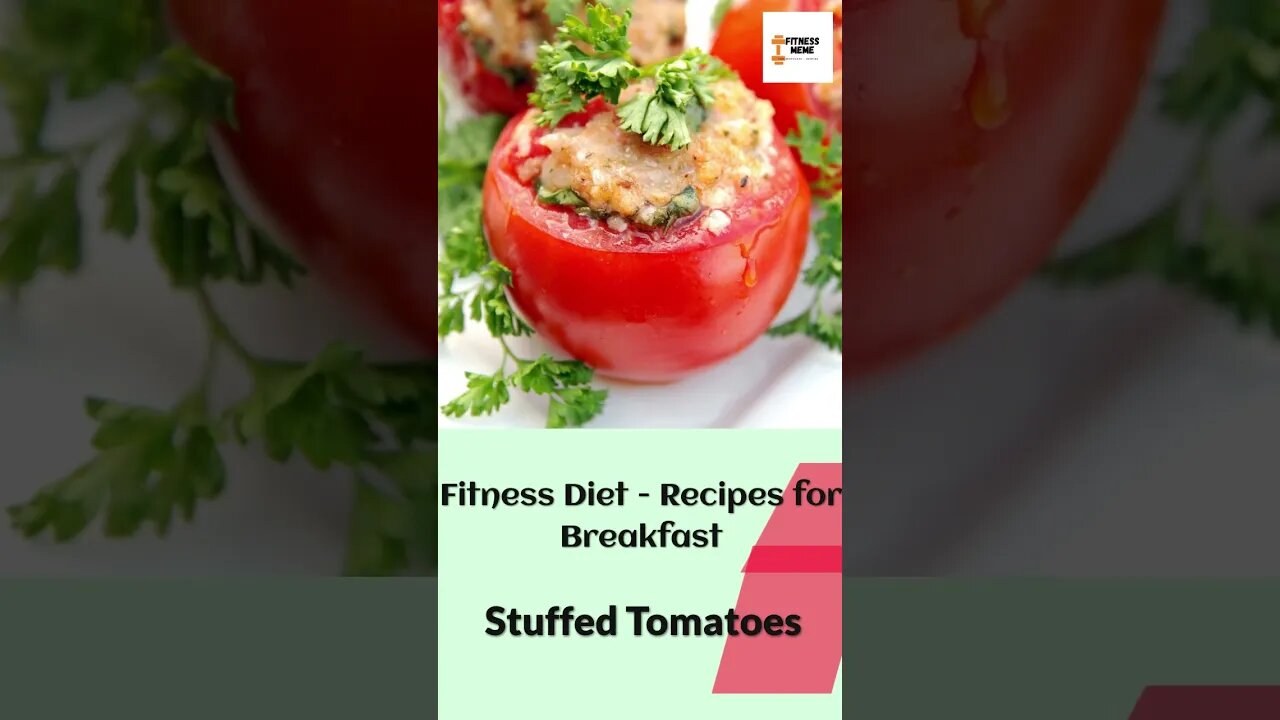 Fitness Diet | Stuffed Tomatoes - 2/365 - Mediterranean Diet