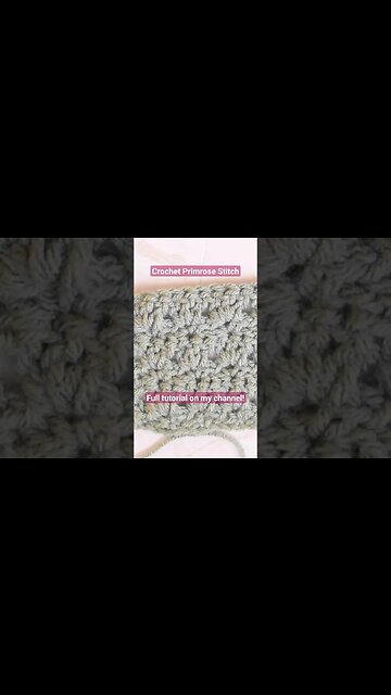 🧶 Have you tried the crochet Primrose Stitch? #infiniticraftingco