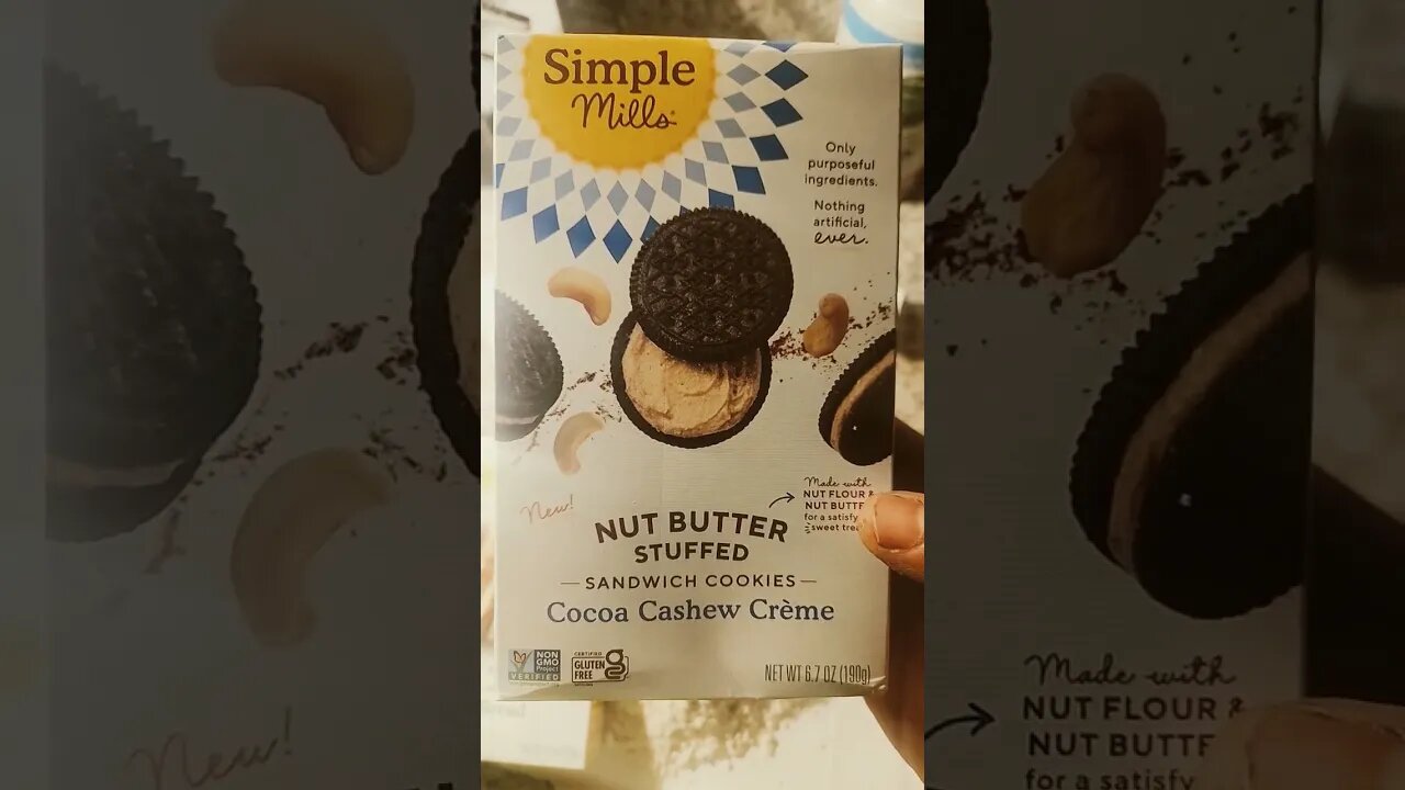 Nut Butter stuffed sandwich cookies gluten free Coco Cashew creme review #Healthy lifestyle 2022