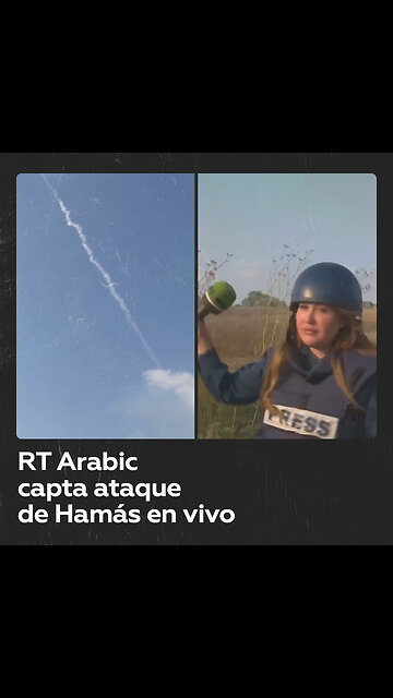 RT capta ataque de Hamás en plena transmisión