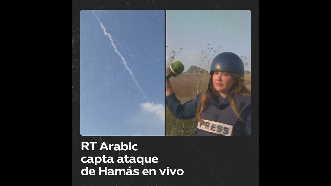 RT capta ataque de Hamás en plena transmisión