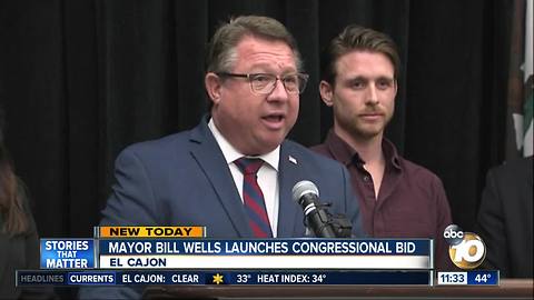 El Cajon mayor launches Congressional bid