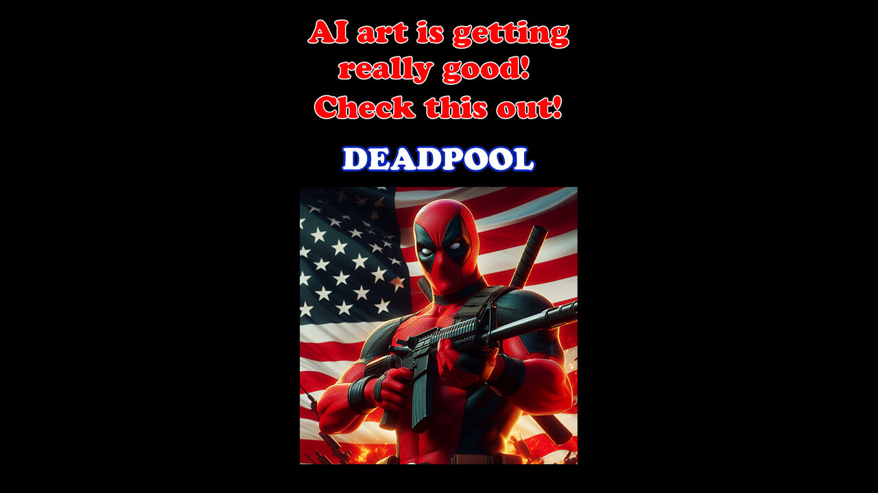 Digital AI art is getting shockingly good! Check this out! Part 17 - Deadpool.