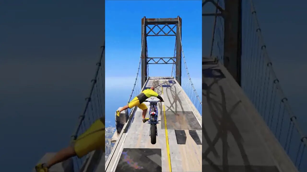 The Most INSANE Stunts On Mount Chiliad - GTA 5! #Shorts | TAFFY GAMING