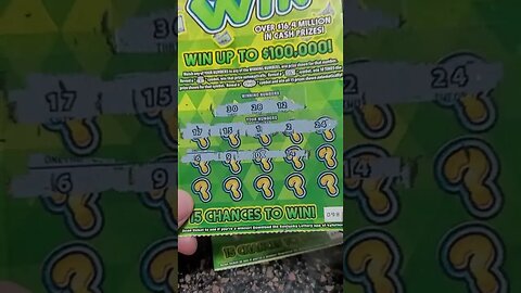 10X Winning Lottery Ticket! #shorts #lottery