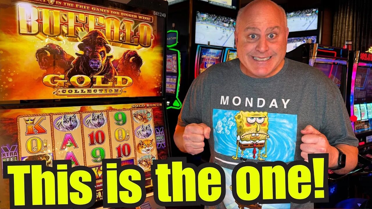 YES!!!! MAX BET $90/SPIN ON BUFFALO GOLD SLOTS!