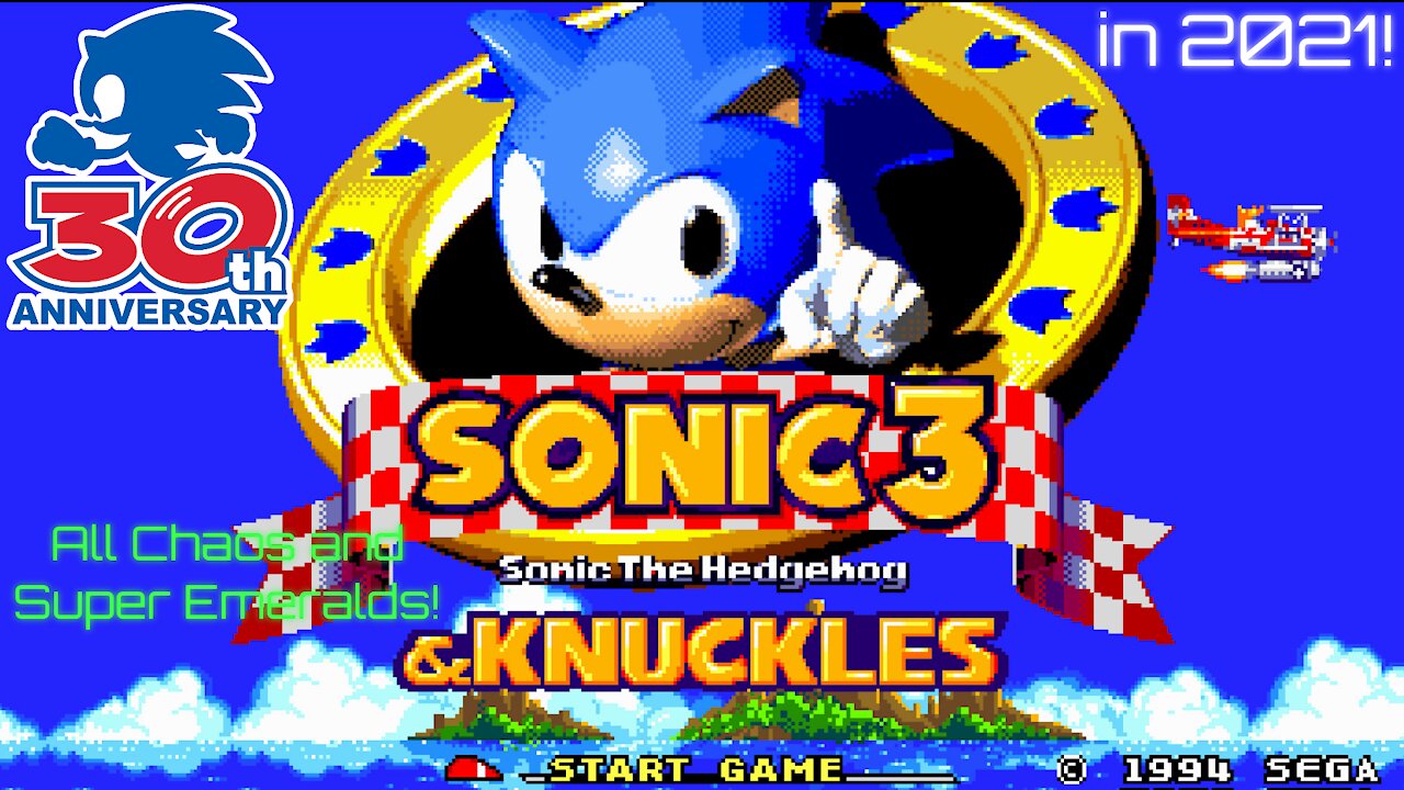 Sonic 3 & Knuckles (1994) in 2021! Playthrough, Part 1!