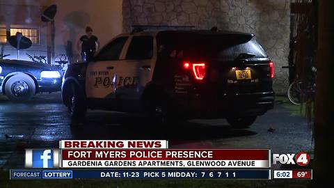 Police investigation in Fort Myers apartment complex