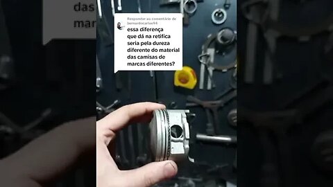 A diferença na folga do cilindro ( anéis ) e a dilatação dos materiais