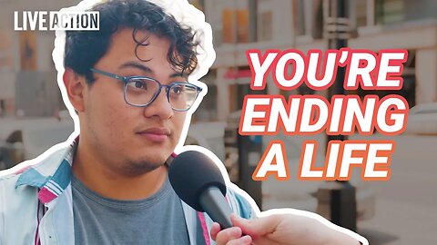 "Yeah... That's Crazy." Watch His Mind Change On Abortion