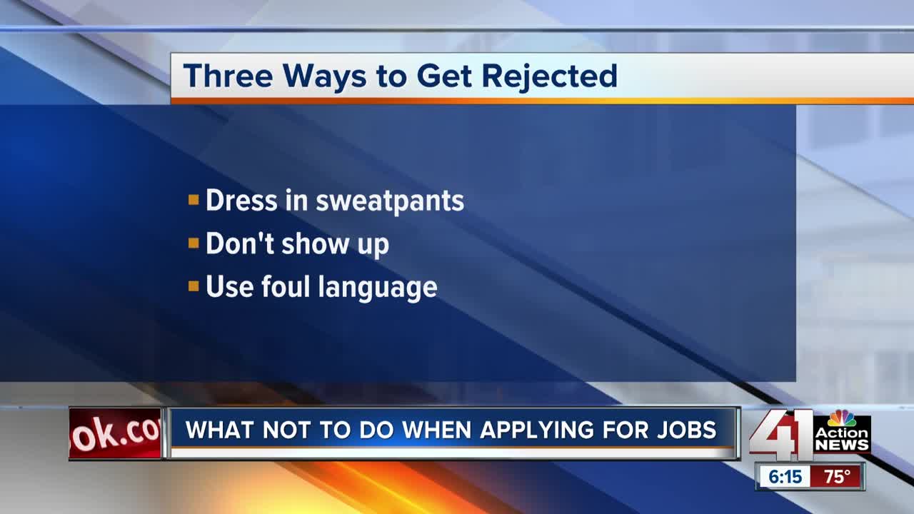 KCMO agency offers tips on what to do, not to do when seeking job