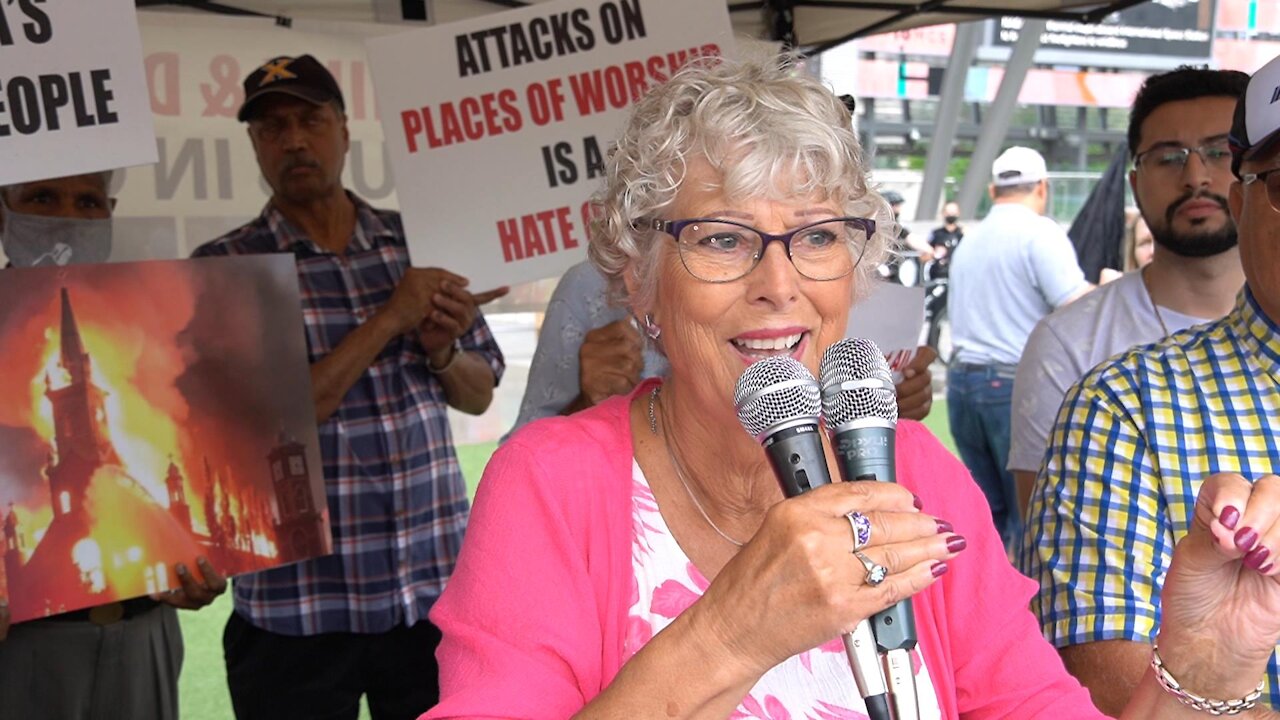 Mainstream media is fanning the flames as churches burn in Canada - Dr. Ann Gillies