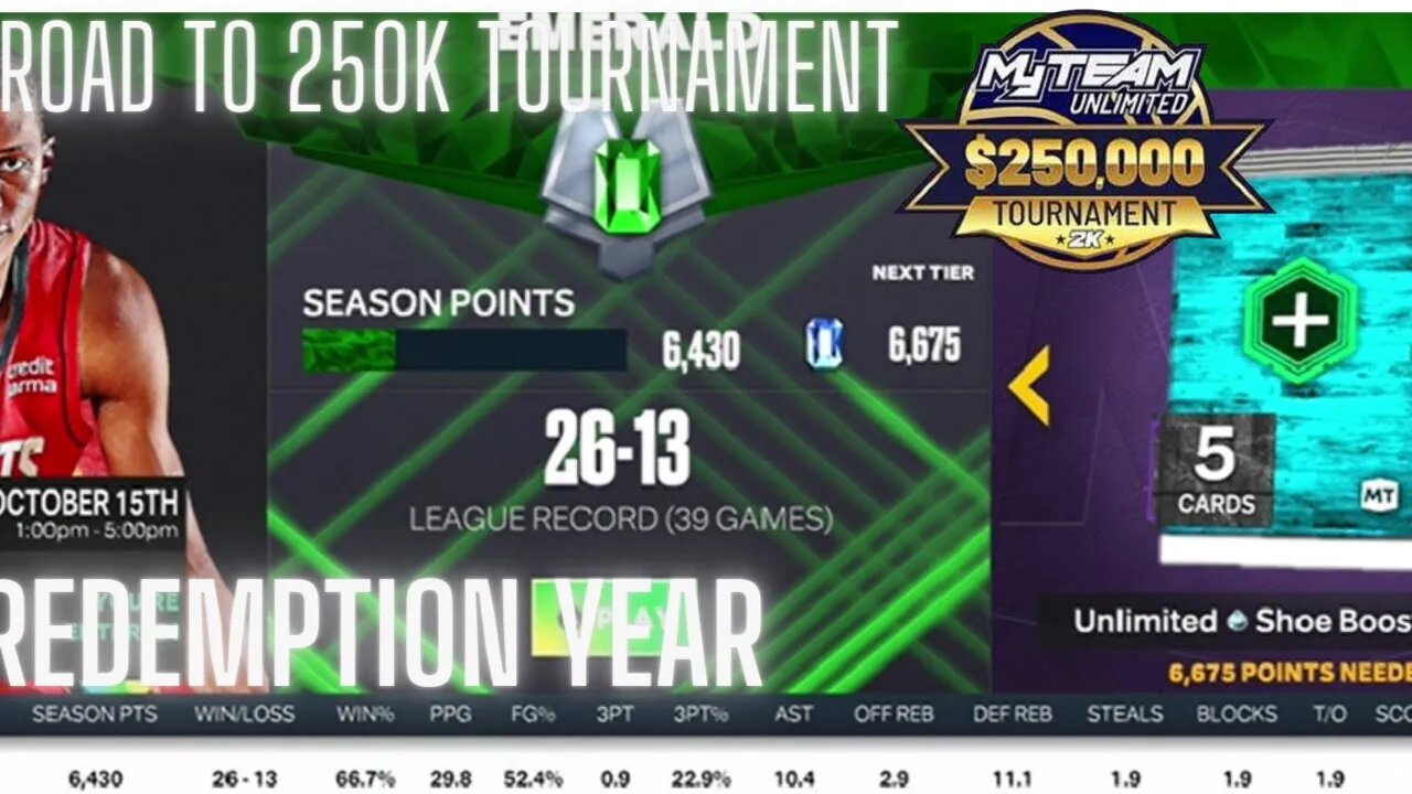 NBA 2K23 MY ROAD TO 250K MYTEAM UNLIMITED PREQUALIFIERS